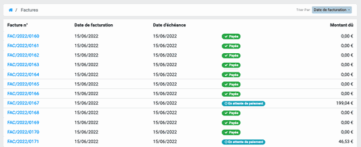 Odoo - Echantillon n°1 pour trois colonnes