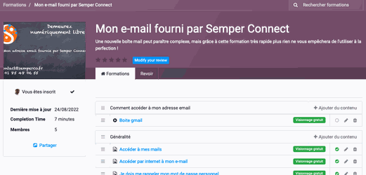 Odoo - Echantillon n°1 pour trois colonnes