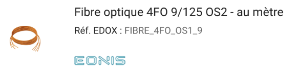 fibre à configurer